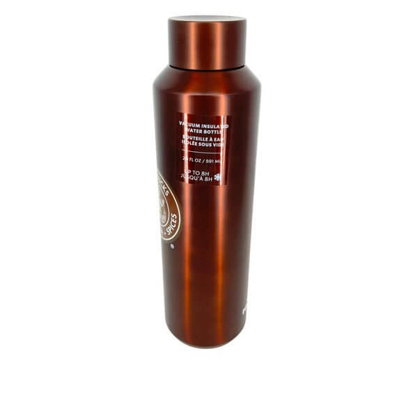 Starbucks Pike Place Market 20Oz Vacuum Insulated Water Bottle Copper Finish New - Picture 7 of 15
